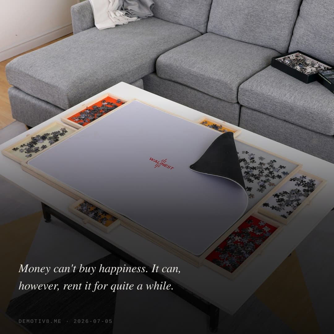 Money can't buy happiness. It can, however, rent it for quite a while.