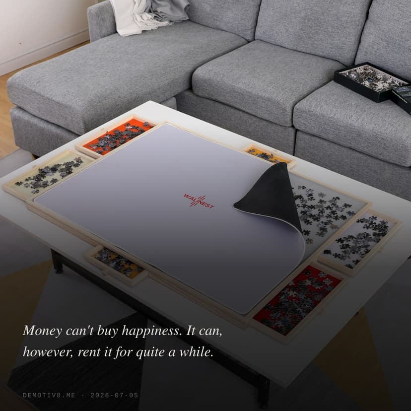Money can't buy happiness. It can, however, rent it for quite a while.